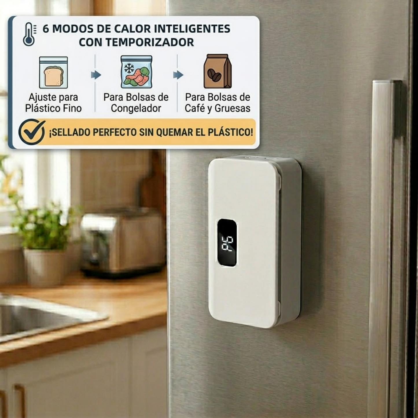 Sellador De Bolsas Portátil